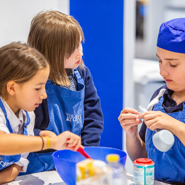 students cooking