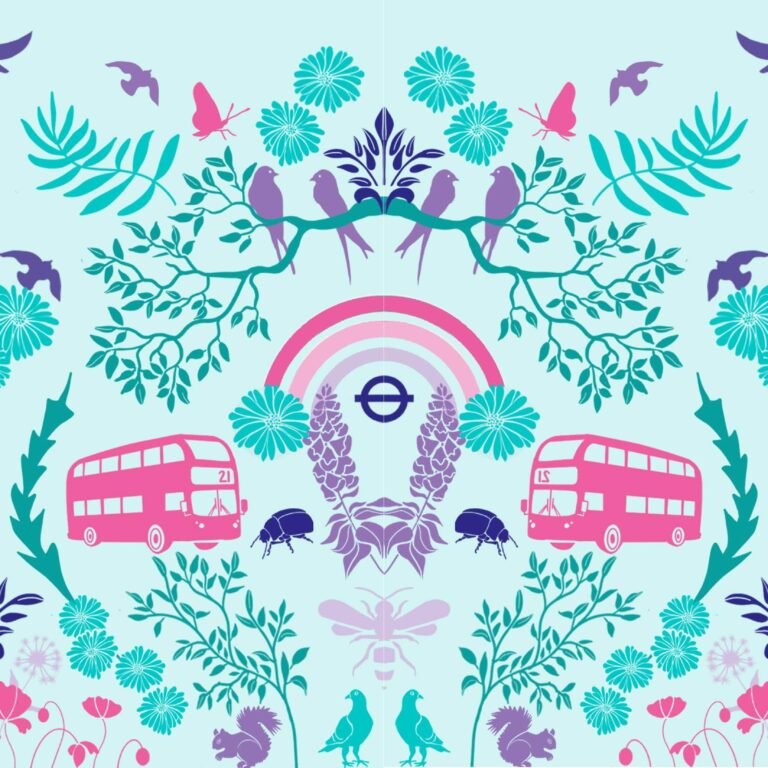 Repeating Pattern Mural