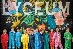 The Lyceum School kids happy during the school day