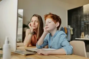 Parent and child navigating UK Independent School System 
